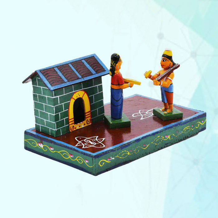 Kondapalli Bomma – Village Woman and Street Musician Set