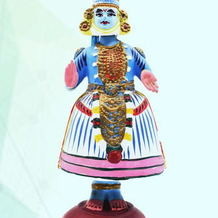 Kondapalli Handcrafted Lord Krishna Wooden Bomma